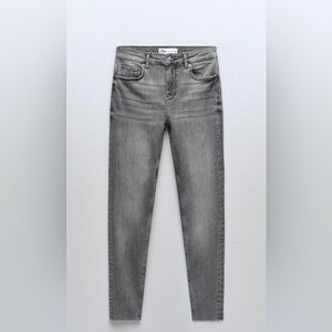 Zara Gray Ankle & Cropped Jeans